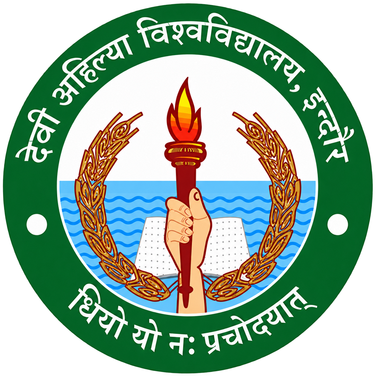 IET DAVV logo